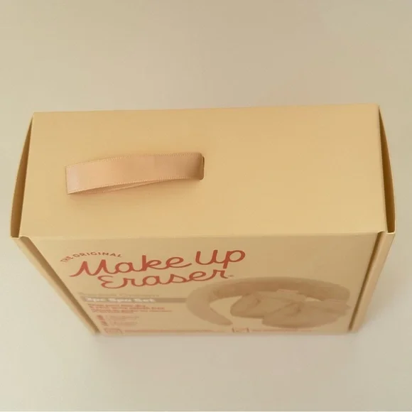 NWT The Original MakeUp Eraser Drip Eraser 3 Piece Spa Set in Sweet Cream SEALED - Picture 11 of 14